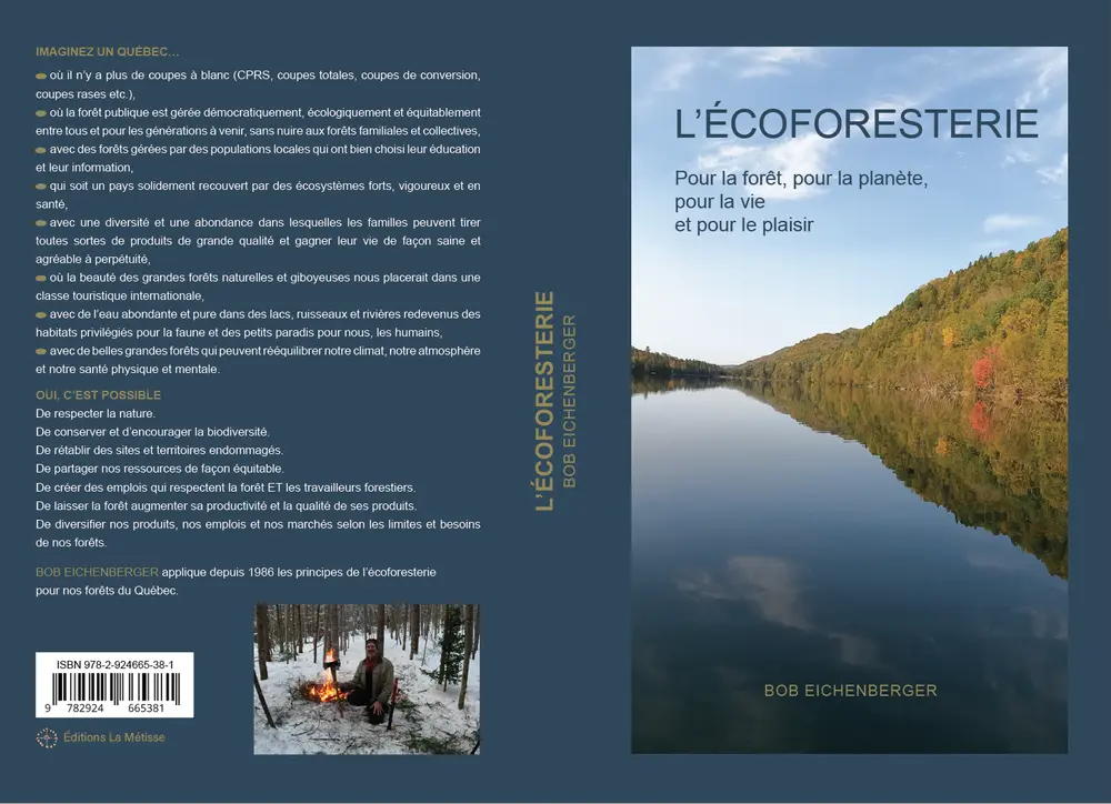 Couverture du livre L'écoforesterie de Bob Eichenberger